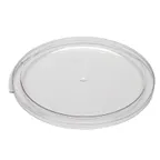 image of Cambro RFSCWC12135 Round Clear Polycarbonate Cover, Fits 12‑qt, 18‑qt, 22‑qt Containers, NSF