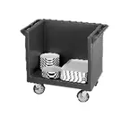 image of Cambro TDC2029192 Granite Green Polyethylene Dish Cart, 38-1/8L x 22-1/4W x 34-1/4H, 4 Swivel Casters, NSF