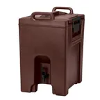 image of Cambro UC1000131 Ultra Camtainer Dispenser, 10‑1/2‑Gallon, Dark Brown, 16‑1/4"W x 20‑1/2"D, NSF