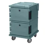 image of Cambro UPC1200192 Ultra Camcart Insulated Food Pan Carrier w/ 16 Pan Capacity, Green