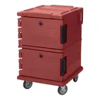 image of Cambro UPC1200402 Ultra Camcart Insulated Food Pan Carrier - 16 Pan Capacity, Red