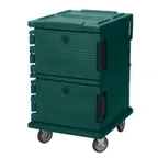 image of Cambro UPC1200519 Ultra Camcart Insulated Food Pan Carrier w/ 16 Pans, Green