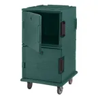 image of Cambro UPC1600192 Ultra Camcart® Green Insulated Food Pan Carrier, Front Loading