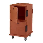 image of Cambro UPC1600402 Ultra Camcart® Insulated Food Pan Carrier, Holds 24 Pans, Brick Red