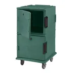 image of Cambro UPC1600HD519 Green Ultra Camcart® Insulated Food Pan Carrier w/ 24 Pan Capacity