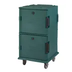 image of Cambro UPC1600SP192 Ultra Camcarts® Insulated Food Pan Carrier w/ Granite Green, 24 Full Size Pans and Security Package