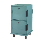 image of Cambro UPC1600SP401 Ultra Camcart® Slate Blue Insulated Food Pan Carrier w/ 24 Full Size Pans and Security Package