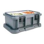 image of Cambro UPC160191 Ultra Pan Carriers® Top Loading 6" Deep Insulated Food Pan Carrier - Granite Gray