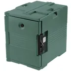 image of Cambro UPC400SP192 Ultra Pan Carrier® Front Loading Insulated Food Pan Carrier w/ 6 Pan Capacity, Granite Green