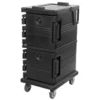 image of Cambro UPC600110 Ultra Camcart® Black Insulated Food Pan Carrier w/ 8 Pan Capacity