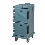 image of Cambro UPC600401 Ultra Camcart® Front Loading Slate Blue Insulated Food Pan Carrier w/ 8 Pan Capacity