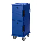 image of Cambro UPC800186 Ultra Camcart® Front Loading Navy Blue Insulated Food Pan Carrier