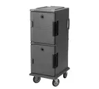 image of Cambro UPC800SP401 Ultra Camcart® Slate Blue Insulated Food Carrier w/ 12 Pan Capacity and Security Package