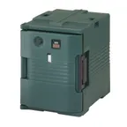 image of Cambro UPCH400192 Camcarrier® Front Loading Insulated Food Carrier w/ 6 Pan, Granite Green, 110V