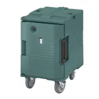 image of Cambro UPCHW400192 Heated Ultra Pan Carrier, 1-Section, Solid Door, 18"W×26"D×31"H, Granite Green, Holds 6×2½", 4×4½", 3×6", 2×8" Pans, 110V 230W