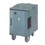 image of Cambro UPCHW400401 Heated Ultra Pan Carrier, 1-Section, Solid Door, 18"W x 26"D x 31"H, Slate Blue, ENERGY STAR