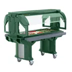 image of Cambro VBRLHD6519 Versa Food Bar™ Serving Buffet, Kentucky Green, 6 ft. unit, (5) Pan
