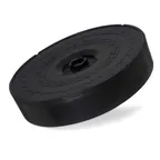 image of Carlisle 071703 Tortilla Server, 12" Dia., Black PP, Lift‑Off Lid, Microwave & Dishwasher Safe