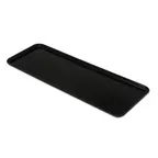 image of Carlisle 1230FMT309 Market Tray, 30" x 12-7/16" x 1-1/20", Black Fiberglass, Air Flow Corners, NSF