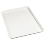image of Carlisle 2618FMTQ301 Market Tray, 25-5/8" x 17-7/8" x 1-1/4", Pearl White Fiberglass, NSF