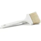 image of Carlisle 4037900 Sparta Meteor 3" Boar Hair Pastry Brush, Soft‑Flagged Bristles, White Handle