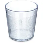 image of Carlisle 5529-8107 Recyclable Stackable Clear Tumbler,Stain/Break/Chip Resistant