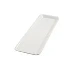 image of Carlisle 5552637 Balsam Displayware Pan, Half Long, 20-7/8" x 6-3/8" x 1", White, Melamine