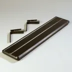 image of Carlisle 662003 Carlisle - Sixstar™ Food Bar Tray Slide, Drop Down Design, Solid
