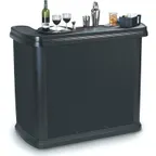 image of Carlisle 755003 Carlisle - Maximizer™ Portable Bar, 56"L X 26-1/2"W X 48-1/2"H