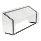 image of Carlisle 914803 Carlisle - Portable Sneeze Guard, 48"L, Self-Serve