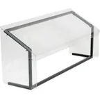 image of Carlisle 917203 Carlisle - Portable Sneeze Guard, 73-1/4"L, Self-Serve