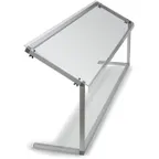 image of Carlisle 917207 Carlisle - Portable Sneeze Guard, 73-1/4"L, Self-Serve