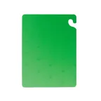 image of Carlisle CB182412GN San Jamar Cut-N-Carry Green 18" x 24" x 1/2" Cutting Board, NSF, Dishwasher Safe