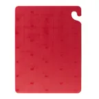 image of Carlisle CB182412RD Cut-N-Carry Red Cutting Board 18" x 24" x 1/2" Co-Polymer, NSF, Dishwasher Safe