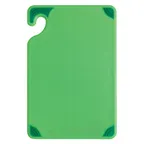 image of Carlisle CBG6938GN Saf‑T‑Grip Cutting Board, 6" x 9" x 3/8", Green, NSF, Anti‑Slip, Dishwasher Safe