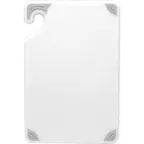 image of Carlisle CBG912WH San Jamar Saf‑T‑Grip X‑Pediter Cutting Board, 9" x 12" x 3/8" White Co‑Polymer NSF