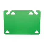 image of Carlisle CBQG1520GN 15x20" Green QuadGrip Polymer Cutting Board Refill, 1/8" Thick, 2 Hooks - 1/Pack