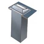 image of Carlisle H2001XC Napkin Dispenser, Counter, 750 5"×6" Napkins, 7"L×5½"W×19⅝"H, Steel, Matte