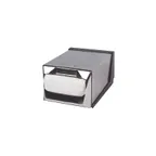 image of Carlisle H3001XC San Jamar Napkin Dispenser, 7-5/8"L x 11"W x 5-1/2"H, 300 Napkins, Chrome Steel