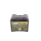 image of Carlisle H4005TBK Napkin Dispenser, 7-1/2"W x 6-1/8"D x 6-1/4"H, 200 Napkins, Black Pearl Plastic