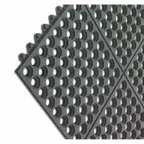 image of Carlisle KM1140B San Jamar - Kitchen Mat, Rubber