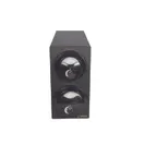image of Carlisle L2912BK - San Jamar EZ‑Fit Lid Dispenser, 7‑3/4"L x 25"W x 15‑1/8"H, PS Box, Black 2‑Comp