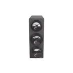 image of Carlisle L2923BK Lid Dispenser, 7‑3/4" L x 25" W x 22‑3/8" H, Black Polystyrene Box, 1 Compartment