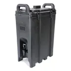 image of Carlisle LD500N03 5‑Gallon Insulated Beverage Server, Black Polyethylene, Drip‑less Faucet