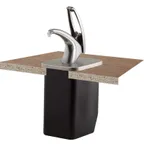 image of Carlisle P4100 - 1-Gallon Condiment Pump Dispenser, 9-3/4"×7-1/2"×9-1/2", Metal, NSF