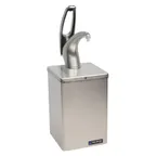 image of Carlisle P4800 Countertop Pump, 7" W x 7" D x 20-1/4" H, Metal, NSF, Gallon Jar & #10 Can