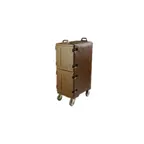 image of Carlisle PC600N01 Cateraide™ Front Loading Double Insulated Food Pan Carrier w/ 10 Pan Capacity, Brown