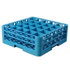image of Carlisle RG25-214 OptiClean Dishwasher Glass Rack, 25 Compartments, Blue, Polypropylene, 3-1/4" Diameter, 6-3/4" Height
