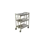 image of Carlisle SBC152123 Fold 'N Go Gray Folding Utility Cart - 15" x 21"