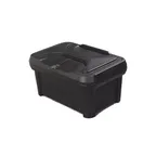 image of Carlisle XT180003 Cateraide™ Slide 'N Seal Top Loading Insulated Food Pan Carrier - Black, 8" Deep